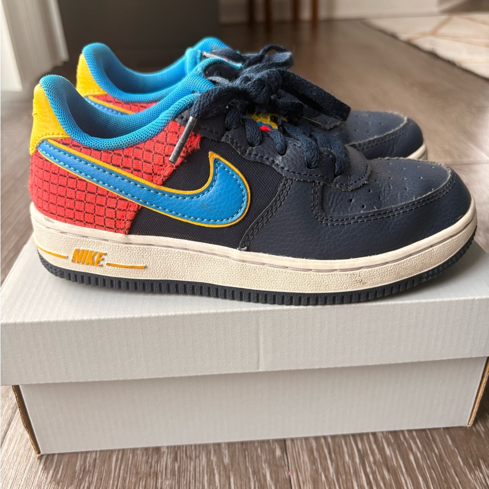 Nike Air Force 1 Now PS Obsidian Photo Blue Toddler Size 13C AV0759 400